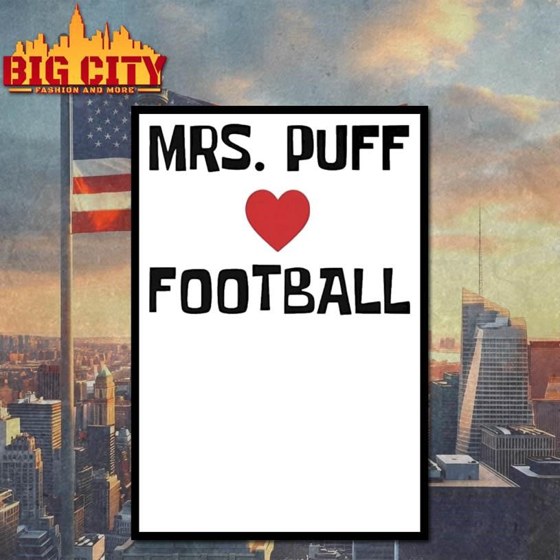 Mrs Puff Love Football Shirt