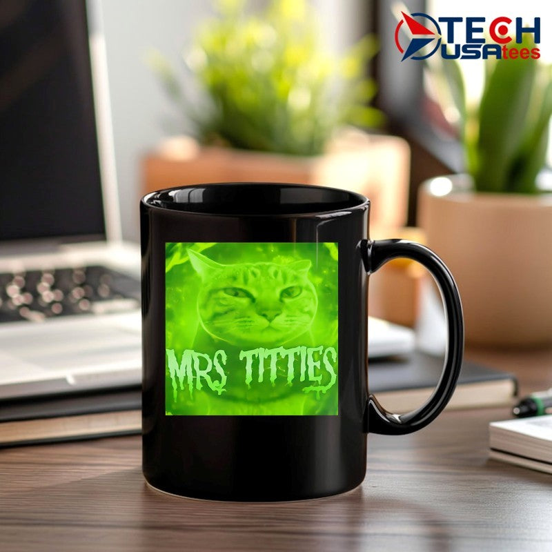 Mrs Titties cat meme shirt