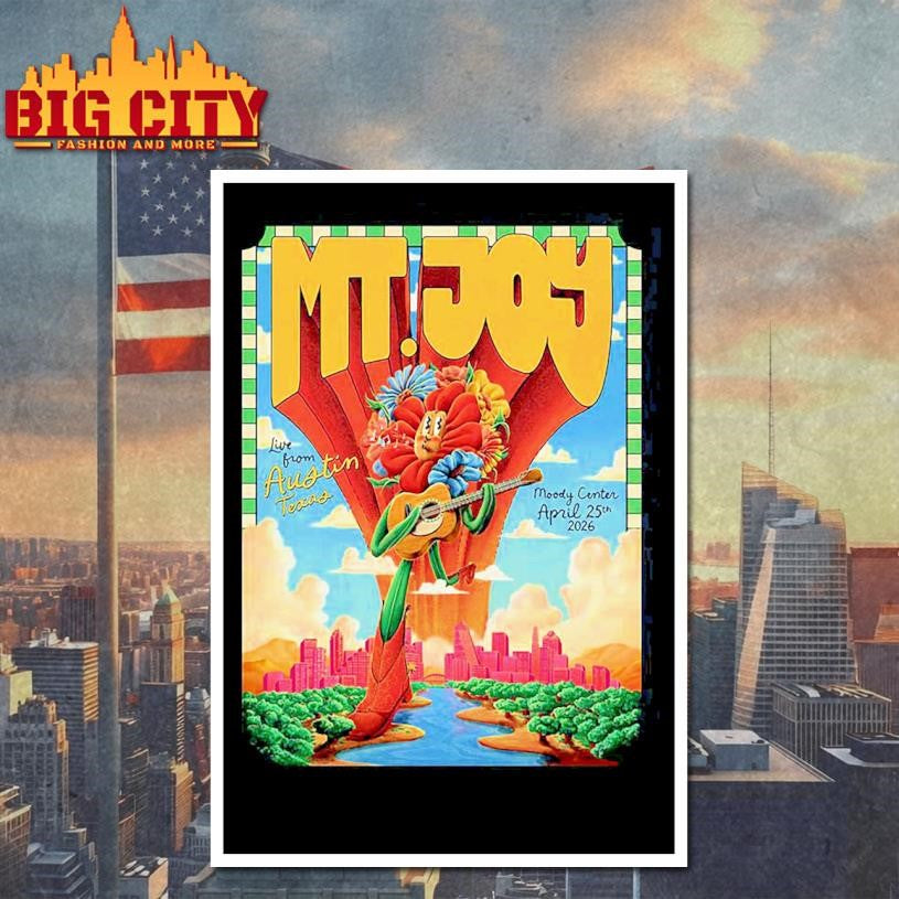 Mt Joy Live From Austin Texas At Moody Center On April 25 2026 Shirt