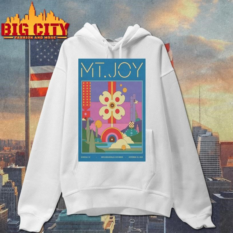 Mt. Joy Event ExploreAsheville.com Arena 24 Sept 2025 Poster Shirt