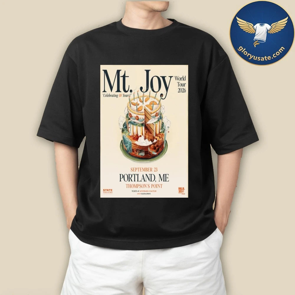 Mt. Joy Sept 23 2026 Thompson’s Point Portland ME Poster Shirt