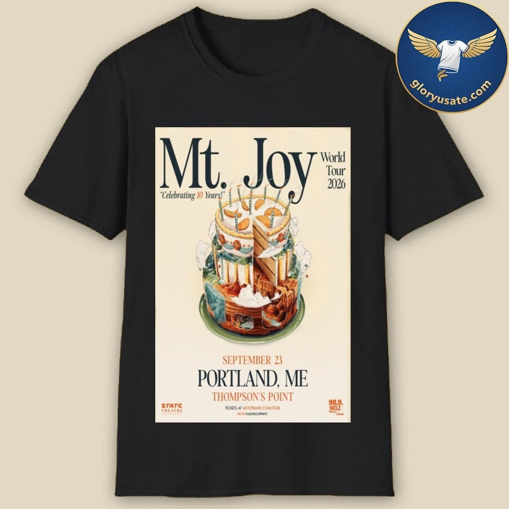 Mt. Joy Sept 23 2026 Thompson’s Point Portland ME Poster Shirt