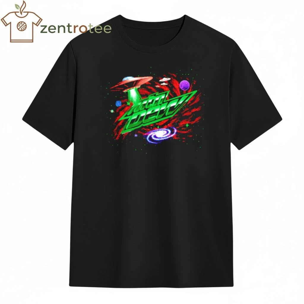 Mtn Dew Ufo Alien Galaxy tee