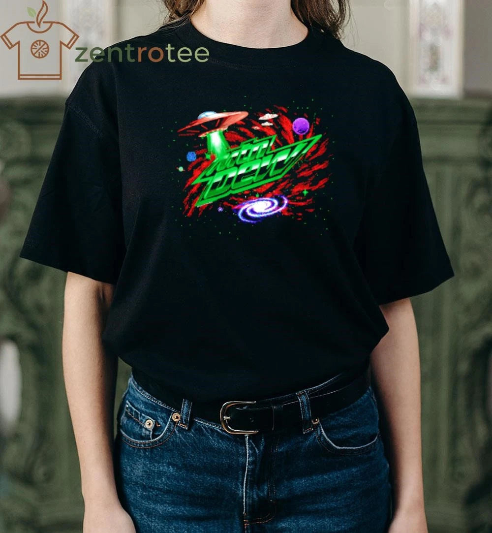 Mtn Dew Ufo Alien Galaxy tee