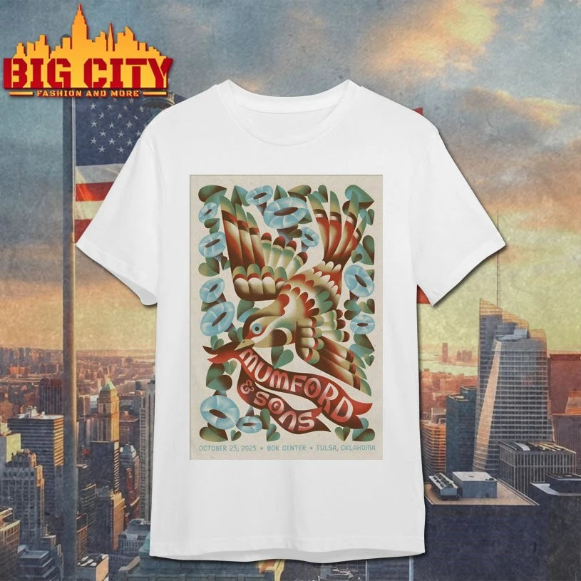 Mumford And Sons 10-25-2025 Tulsa OK Poster shirt
