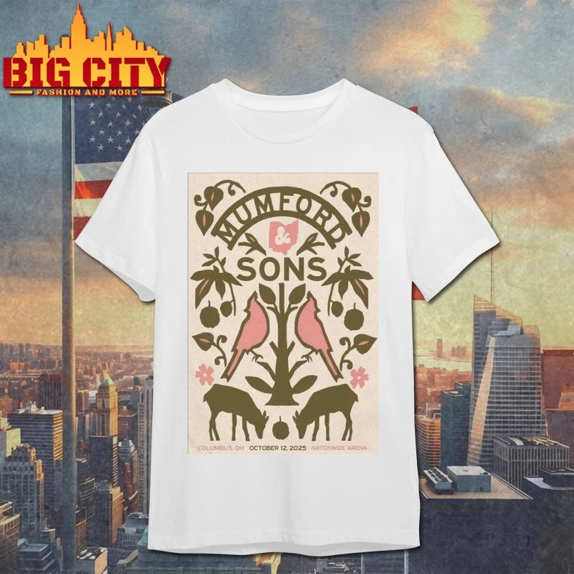 Mumford And Sons Columbus OH, October 12 2025 Poster shirt