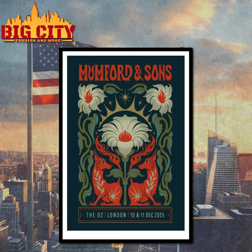 Mumford And Sons Event London UK On Dec 10-11 2025 Poster Shirt