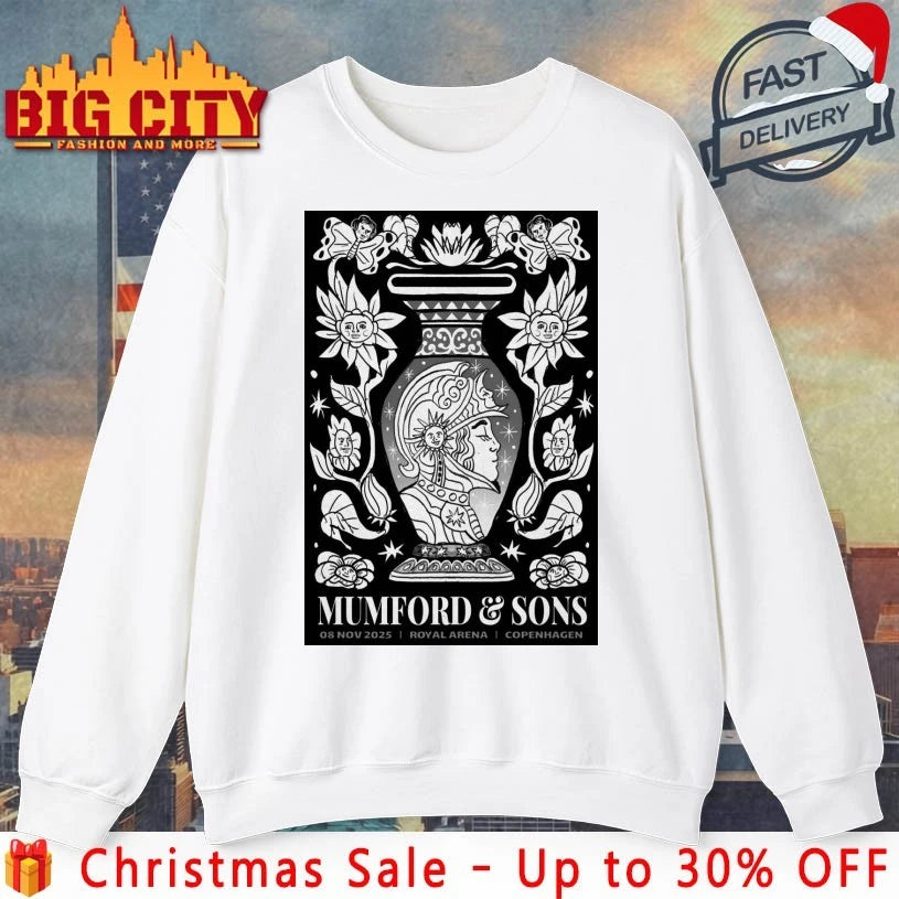 Mumford And Sons In Copenhagen Denmark On Nov 8 2025 Poster shirt
