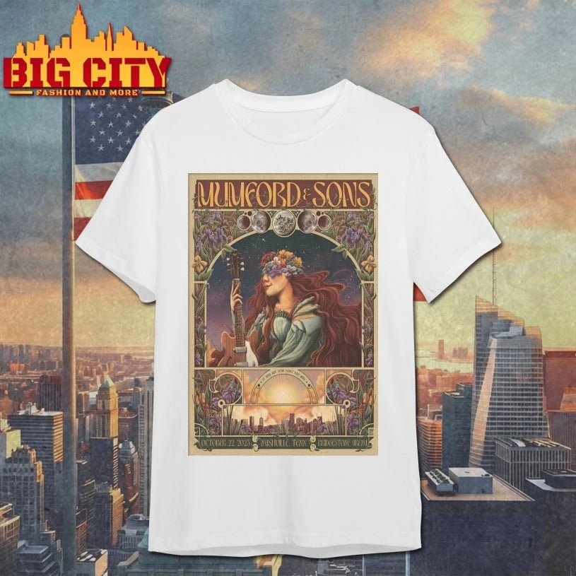 Mumford And Sons In Nashville TN On Oct 22 2025 Poster shirts