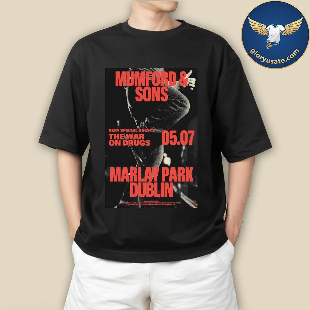 Mumford &amp; Sons July 5 2026 Marlay Park Dublin Poster Shirt