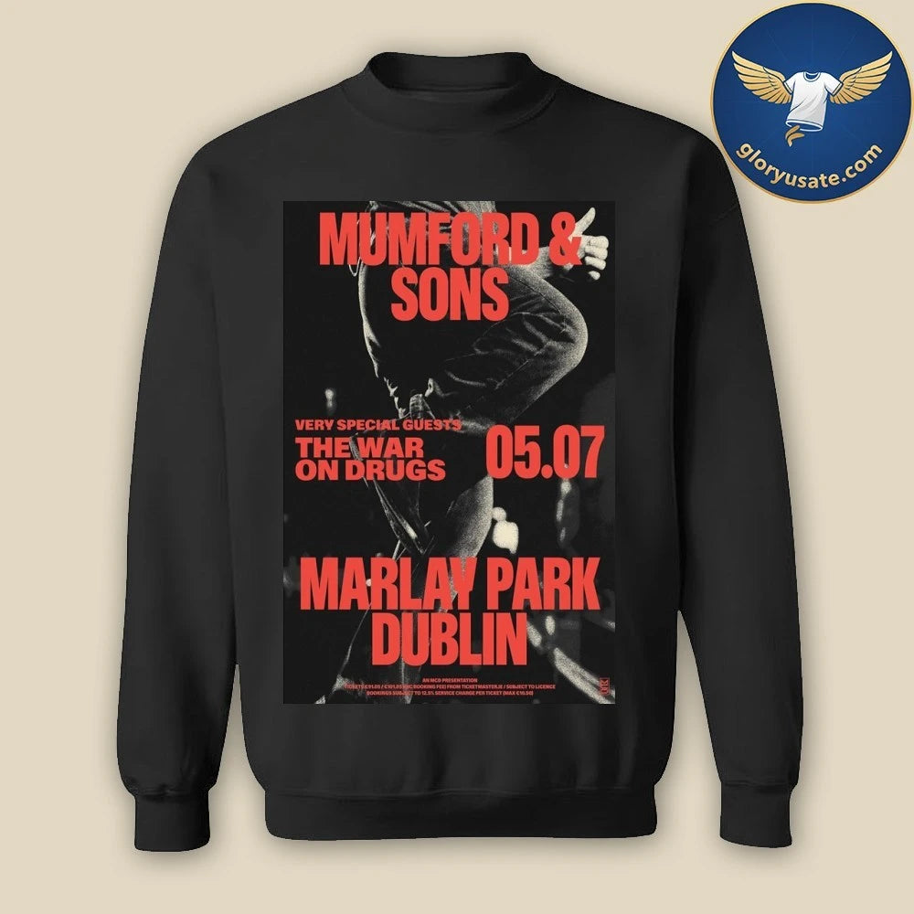 Mumford &amp; Sons July 5 2026 Marlay Park Dublin Poster Shirt