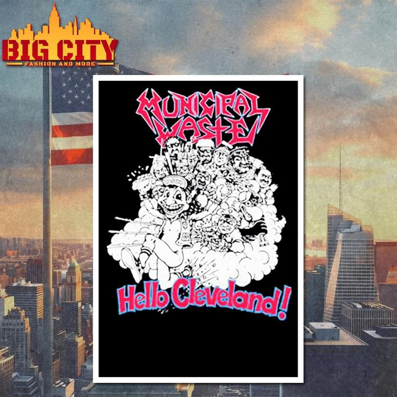 Municipal Waste Hello Cleveland 2025 Shirt
