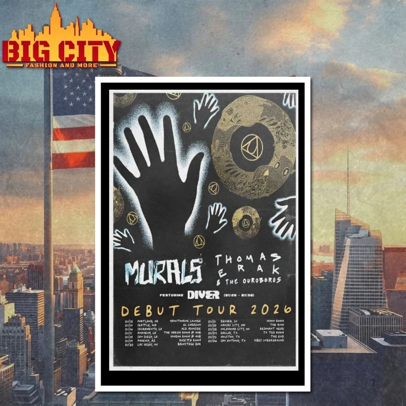 Murals Debut Tour 26 Poster shirt