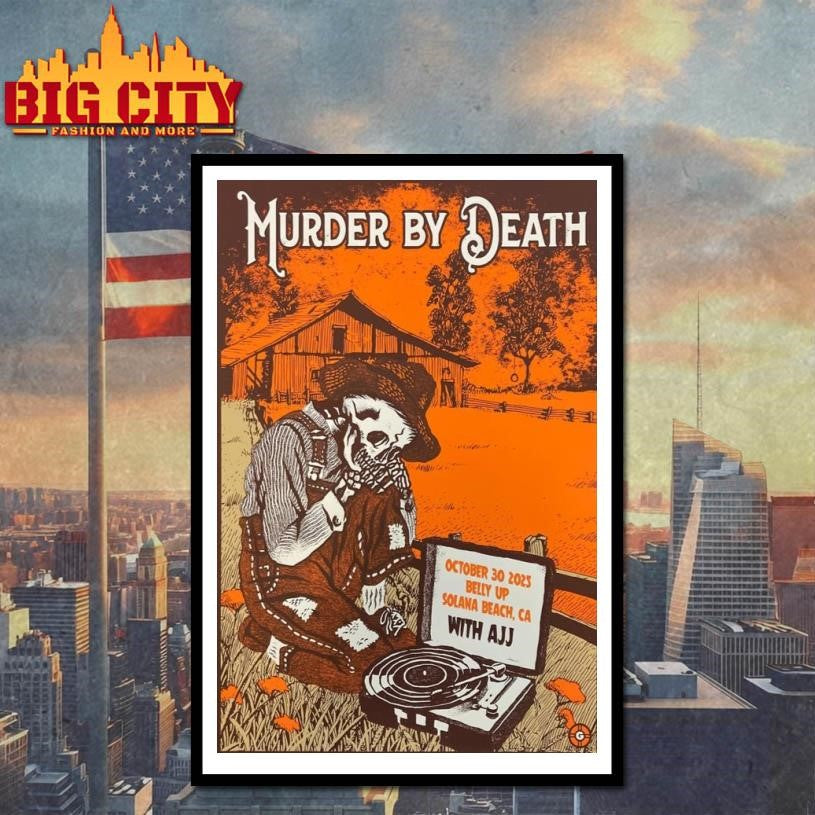 Murder By Death At Belly Up Tavern In Solana Beach CA On Oct 30 2025 Poster Shirt