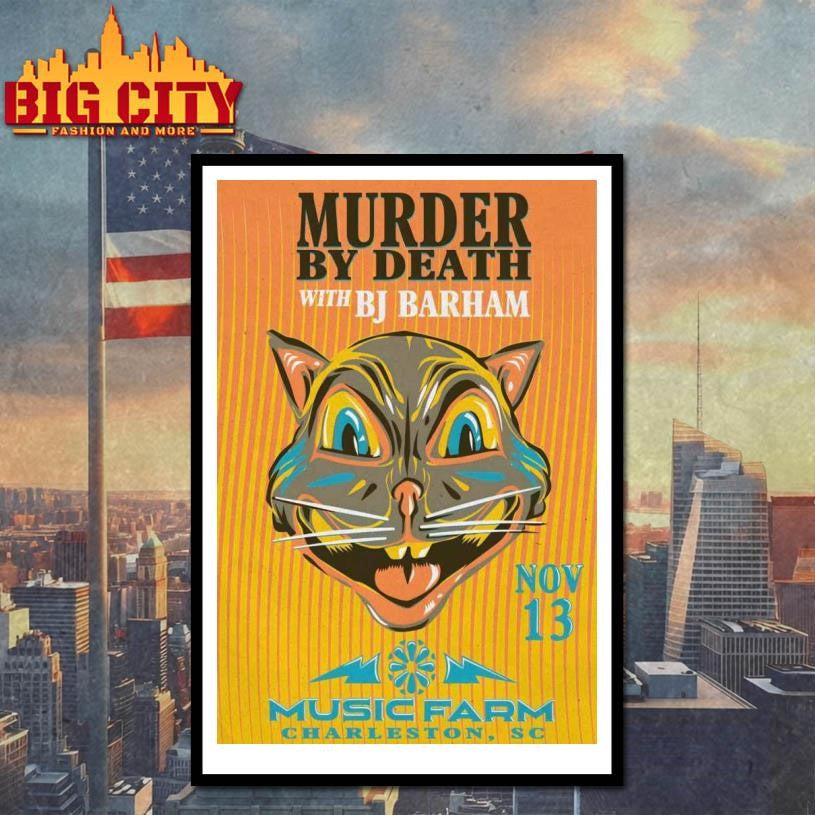 Murder By Death Charleston SC November 13 2025 Poster Shirt