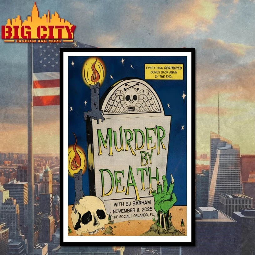 Murder By Death Nov 11 2025 The Social in Orlando FL Poster shirt
