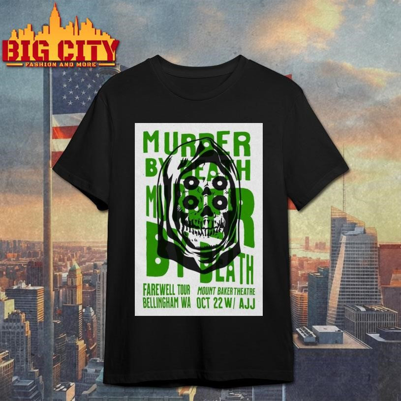 Murder By Death October 22 2025 Bellingham Show Poster shirt
