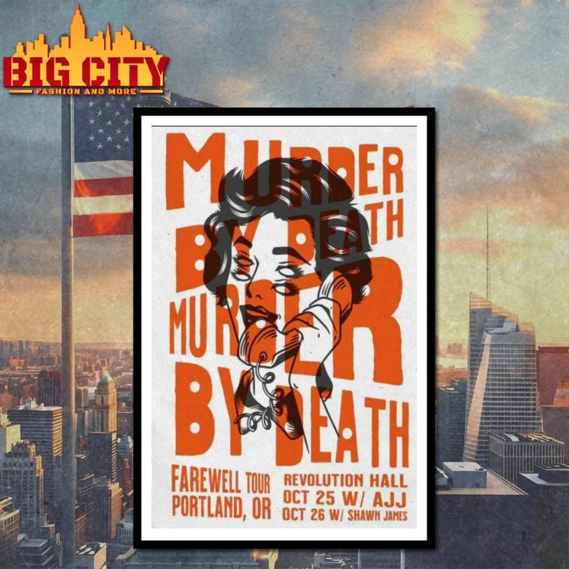 Murder By Death Portland Oregon Poster Shirt
