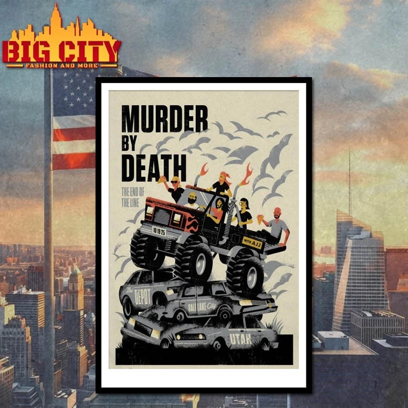 Murder By Death The Depot In Salt Lake City UT October 19 2025 Poster Shirt