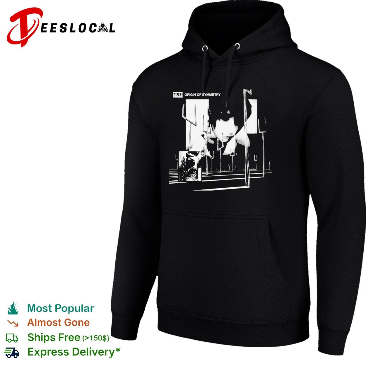 Muse Origin of Symmetry album art forks shirt