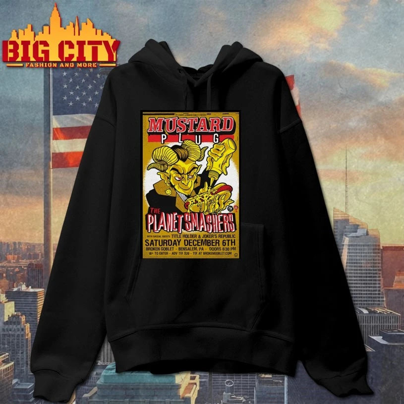 Mustard Plug And The The Planet Smashers 12.6.2025 Broken Goblet in Bensalem PA Poster shirt