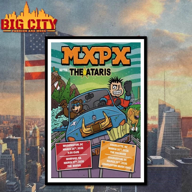 MxPx March 2026 New Tour Poster Shirt