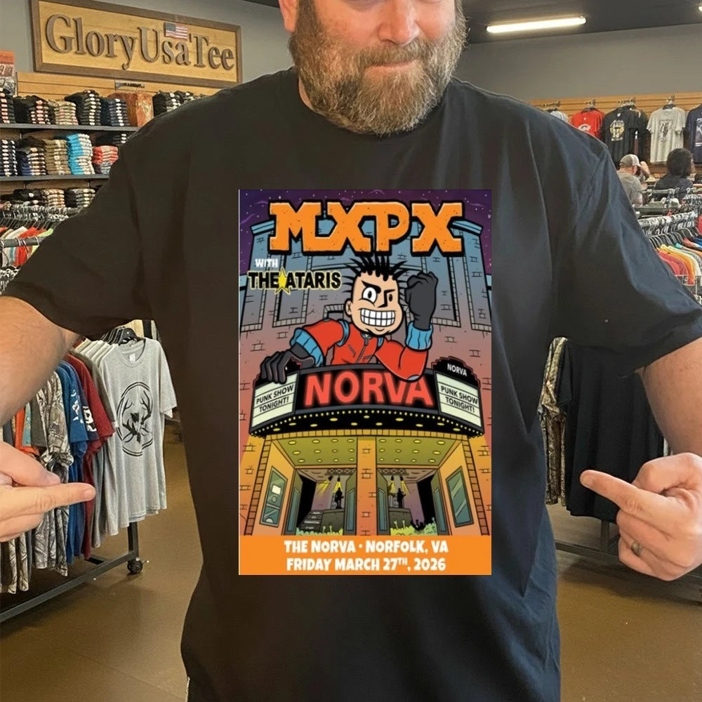 MxPx March 27 2026 The Norva, Norfolk, VA Poster Shirt