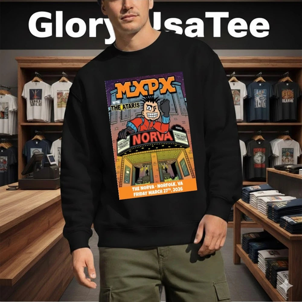 MxPx March 27 2026 The Norva, Norfolk, VA Poster Shirt