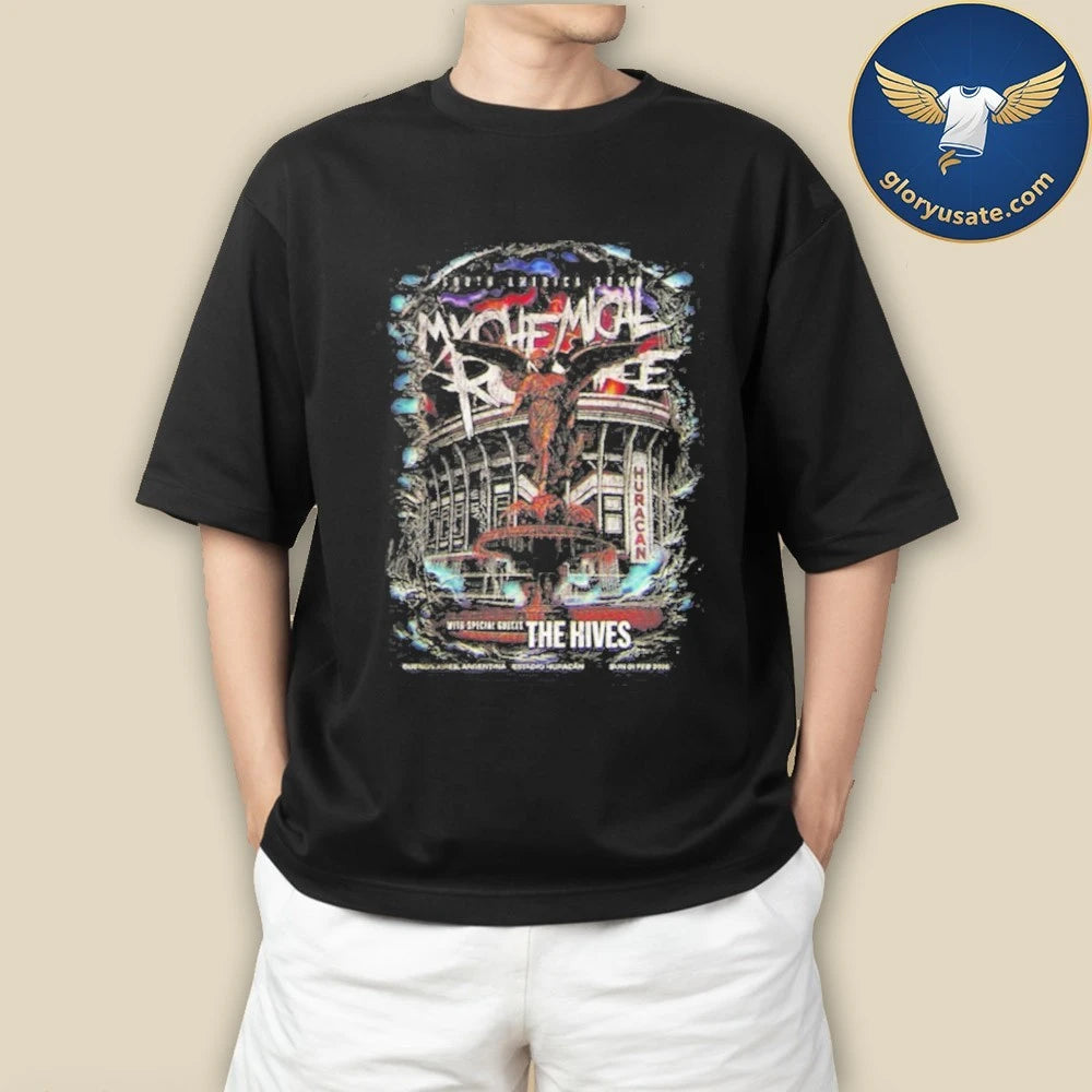 My Chemical Romance Feb 1 2026 Estadio Huracan Argentina T-Shirt