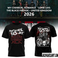My Chemical Romance Long Live The Black Parade – United Kingdom 2026 Black T -Shirt