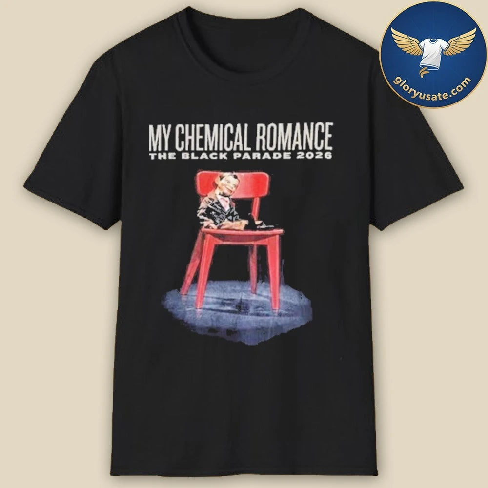 My Chemical Romance Merch Argentina Sourth America 2026 Tour At Estadio Huracan In Buenos Aires On February 1 2026 The Black Parade Shirt