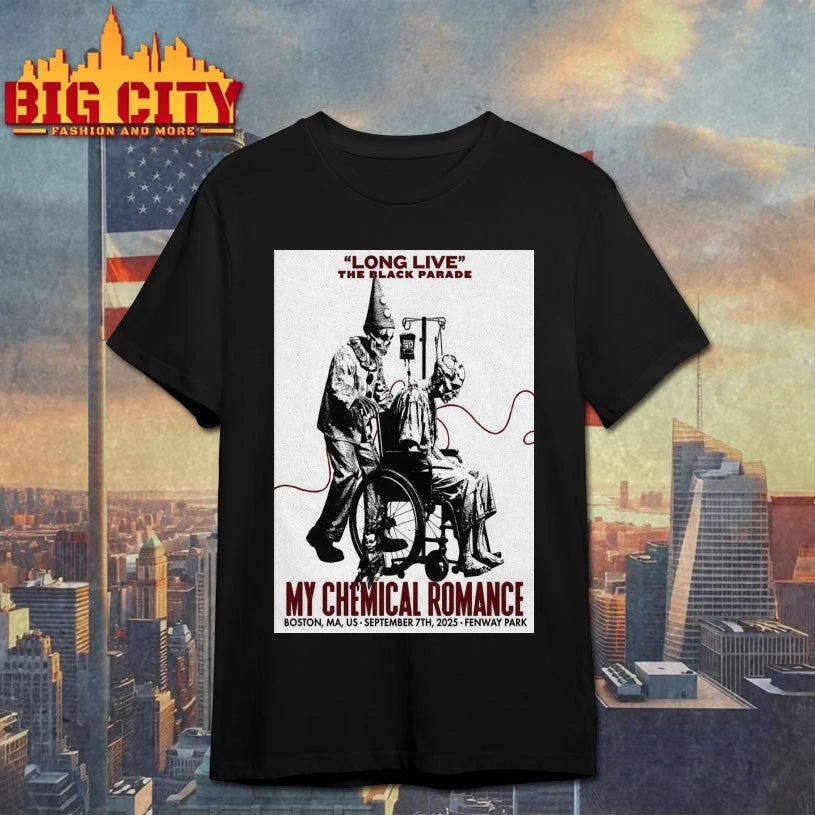 My Chemical Romance September 7 2025 Fenway Park In Boston MA Poster shirt