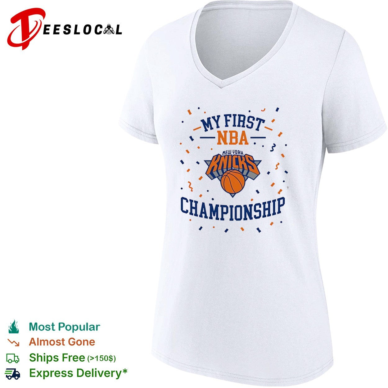 My First NBA New York Knicks Championship celebrate basketball shirt