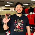 My Give a Fuck Is Broken Go Fuck Yourself cartoon shirt