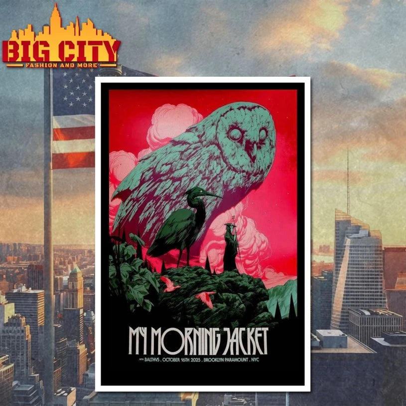 My Morning Jacket Brooklyn, NY, USA Concert October 16 2025 Poster Shirt