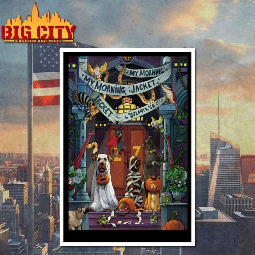 My Morning Jacket Oct 31-Nov 1 2025 Atlanta Shows Poster shirt