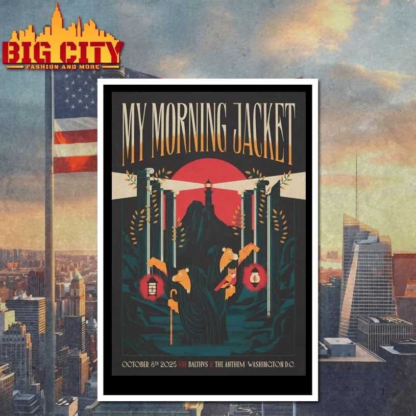 My Morning Jacket Washington DC Oct 8 2025 Poster shirt