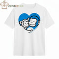 My World In My Arms Punchi Monkey and toy heart shirt
