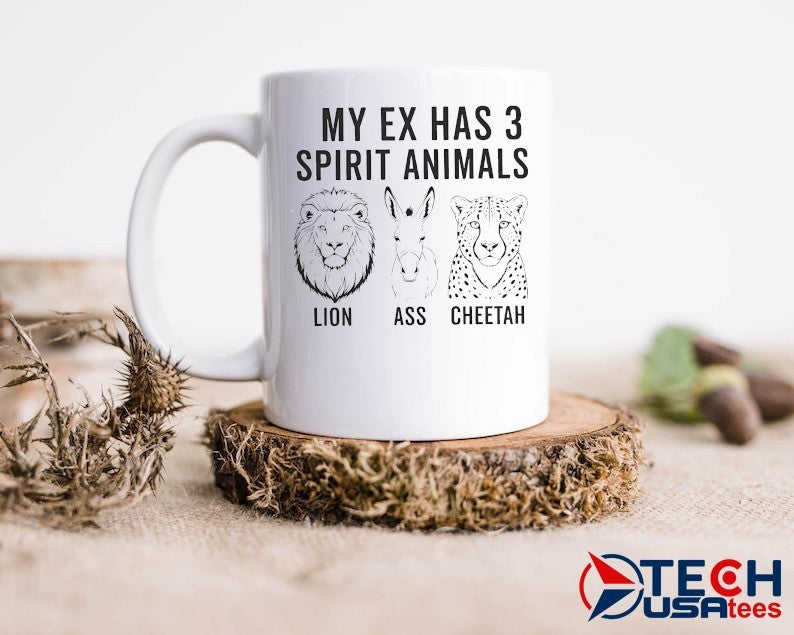 My ex has 3 spirit animals lion ass cheetah 2026 shirt