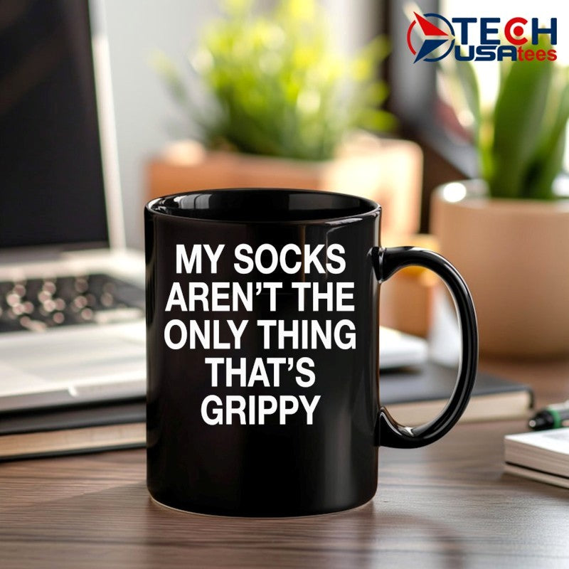 My socks aren’t the only thing that’s grippy shirt