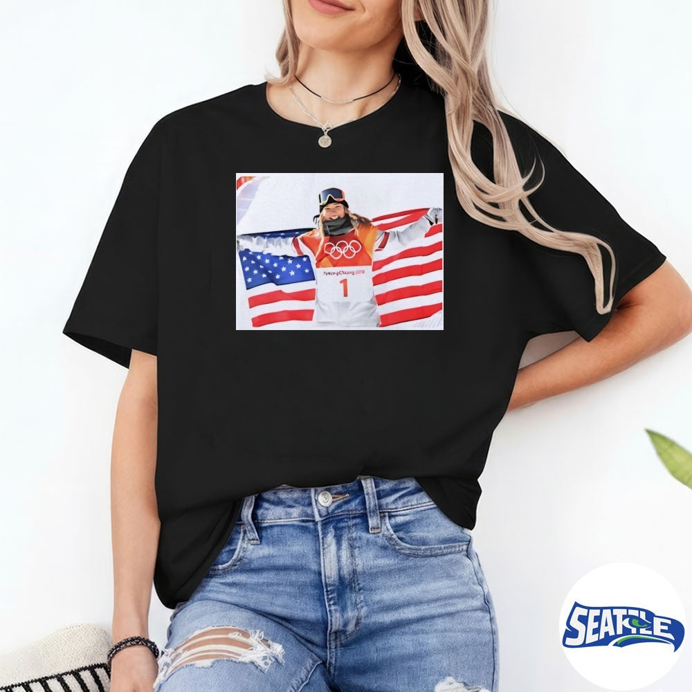 Myles Garrett Chloe Kim PyeongChang 2026 Olympics USA shirt