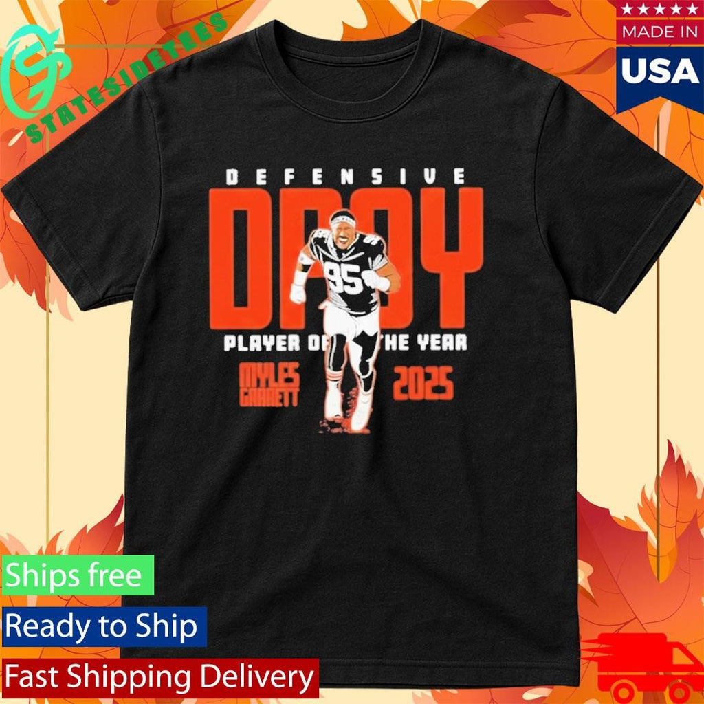 Myles Garrett Cleveland Browns 2025 Defensive Player Of The Year Shirt