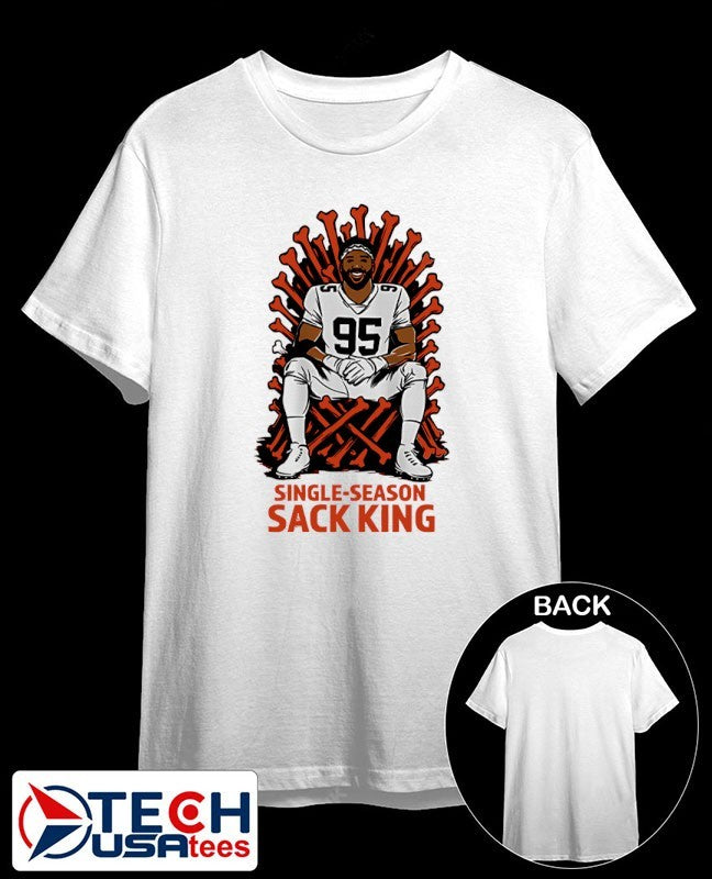 Single-Season Sack King Myles Garrett Cleveland Browns shirt