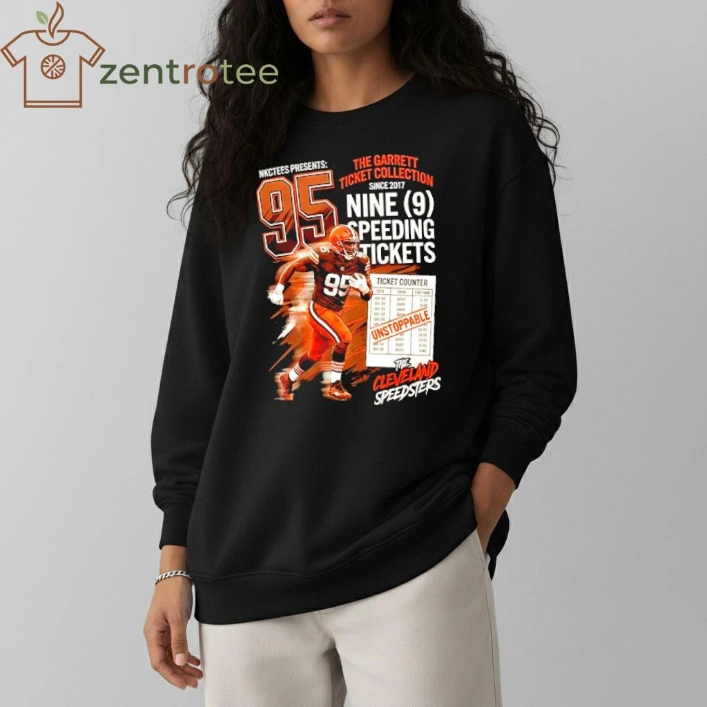 Myles Garrett Ticket Collection 9 Tickets, 0 Brakes shirt