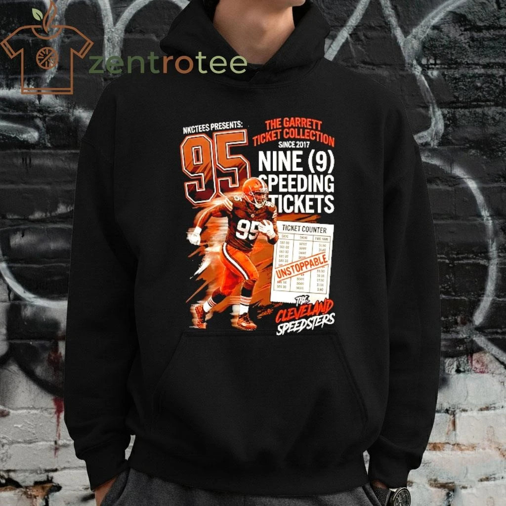Myles Garrett Ticket Collection 9 Tickets, 0 Brakes shirt