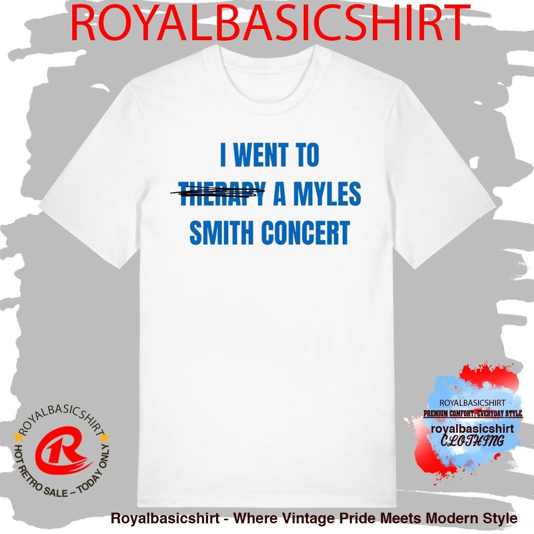 Myles Smith Therapy White Tour Shirt