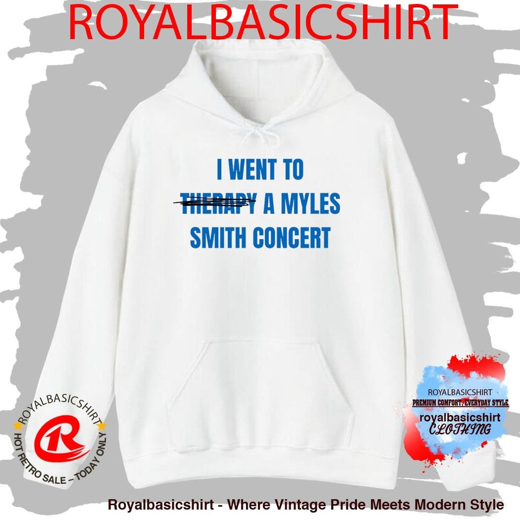 Myles Smith Therapy White Tour Shirt