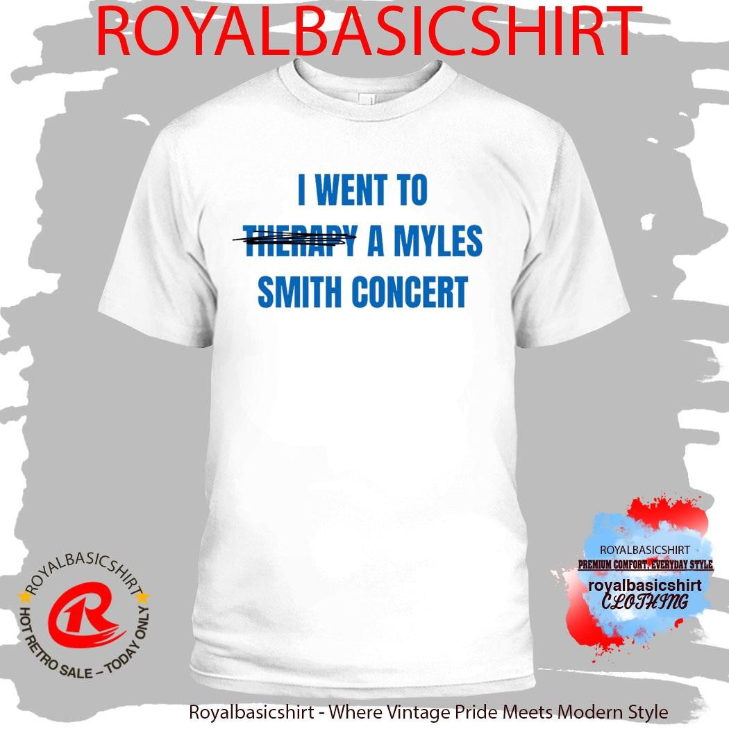 Myles Smith Therapy White Tour Shirt