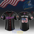 Myrtle Beach Pelicans 4th of July Baseball Jersey