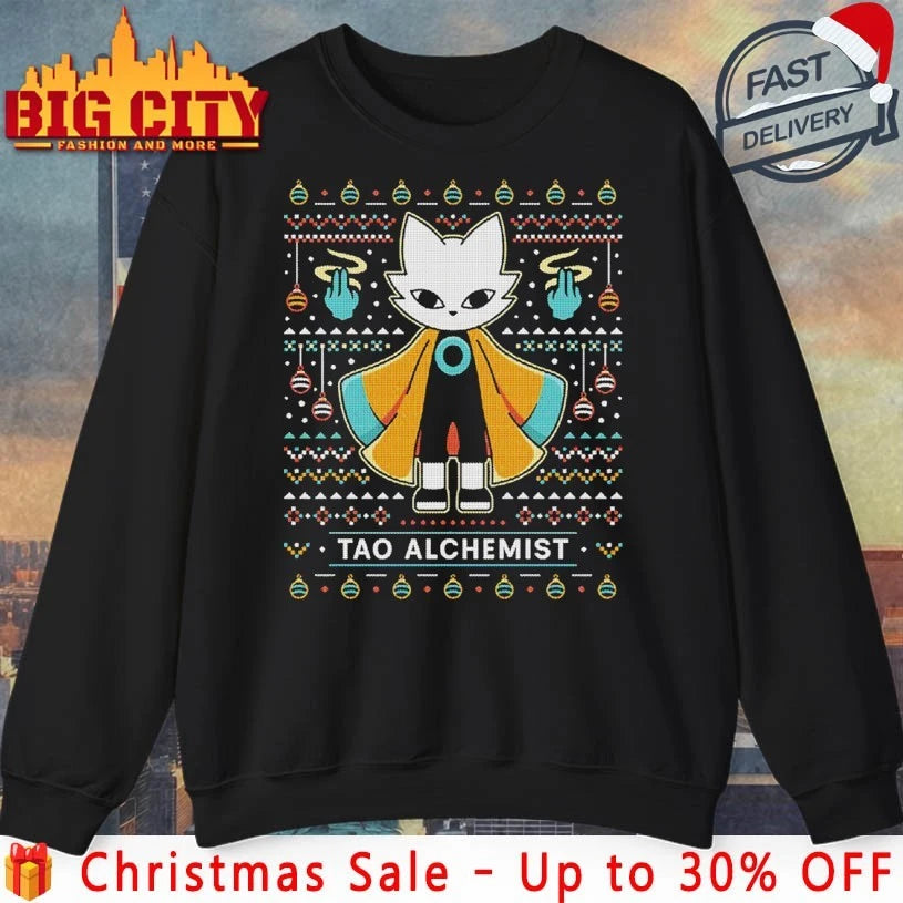 Mysterious Tao Alchemist ugly christmas shirt